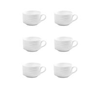 Holst Porzellan MD 120 PACK 6 Lot de 6 tasses en porcelaine Blanc 0,20 l Melody