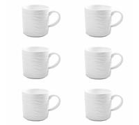 Holst Porzellan MD 130 Melody Lot de 6 gobelets en porcelaine Blanc 0,30 l