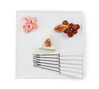 Holst Porzellan SDW 001 Lot de 7 assiettes en porcelaine avec 6 pièces Motif ardoise