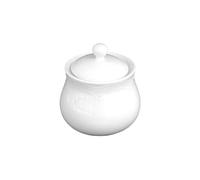 Holst Porzellan SF 001 Sucrier en porcelaine 300 ml Blanc 9,5 x 9,5 x 10,5 cm