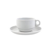 Holst Porzellan TC 018 UT45 Lot de 2 tasses à café en porcelaine 0,18 l Maxima Blanc