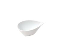 Holst Porzellan TD 208 KPL Lot de 2 sauces à fruits en porcelaine 0,20 l avec cuillère Blanc 14 x 8 x 5,5 cm