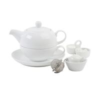 Holst Porzellan TFO 001 Service à thé 6 pièces en Porcelaine Tea for One Blanc 18,5 x 17 x 14,5 cm 1 Set
