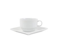 Holst Porzellan TH 018 YK Lot de 2 tasses en porcelaine Blanc canton 0,18 l