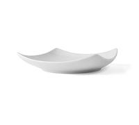 Holst Porzellan YO 025 YoYo Osaka Assiette carrée incurvée en Porcelaine 25 cm Blanc 24,5 x 24,5 x 5 cm