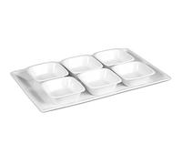 'Holst YH 1160 FA3 Set de présentation Berne en Porcelaine 7 pièces Blanc 39 x 25 x 4,5 cm
