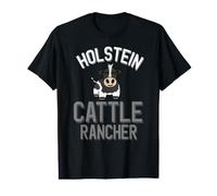 Holstein Cattle Rancher Jolie Ferme laitière T-Shirt Graphique avec Valeur