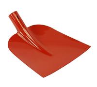 Holsteiner Pelle 27 x 25 cm sans manche rouge - Lame robuste en acier de qualité pour le jardin, la construction et l'agriculture - La taille 5 est idéale comme écaillon pour le sable, le gravier et