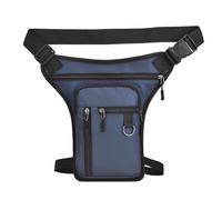 Holster Bag - Sac de jambe durable pour homme, sac banane de moto et de cyclisme, sac de jambe réglable, sac multifonction, bleu, Consulte la descripción, Voir description