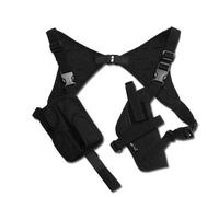 Holster D Epaule Ambidextre Noir Avec Porte Chargeur Double Miltec - 16131002