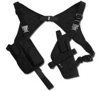 Holster d'épaule ambidextre noir avec porte chargeur double miltec airsoft
