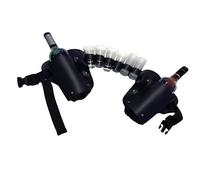 Holster de ceinture de bière, porte-gobelet réglable, organisateur de boissons en cuir, double poche pour bouteilles, sangle de transport de boissons en plein air, équipement d'usage mains libres |