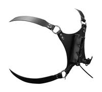Holster d'épaule en cuir synthétique pour homme - Étui vintage en cuir PU, accessoires d'Halloween pour cosplay, gothique, festival, automne, photo, scène