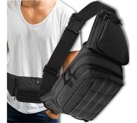 Holster militaire Tactical Large, polyester durable 600D, dimensions 20x15x9 cm, ceinture réglable 60-120 cm
