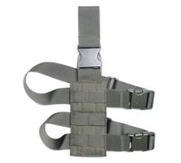 Holster Tactique Molle pour Jambe Tombante, Plateforme Universelle pour Chargeur, Adaptateur pour Panneau de Cuisse, Équipement de Chasse À Dégagement Rapide(Green)