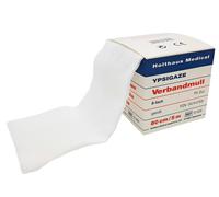 Holthaus YPSIGAZE - Gaze 8 cm x 5 m HOLTHAUS - enroulée en boîte distributrice