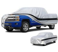 Holthly 10 Layer Truck Cover Waterproof All Weather. Pickup Truck Cover Rain Snow UV Dust Protection. Length: 242-250 inches,