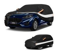 Holthly Bache Voiture Exterieur SUV pour Ford Puma（2019-2026） Housse Voiture à 10 Couche,Bache Voiture 100% Imperméable,Bâche Protection Voiture écran Solaire,Protection UV,Anti Rayures