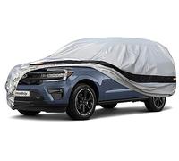 Holthly Housse de Voiture imperméable Toutes Saisons pour Grand VUS, 100% étanche à l'eau, Protection Contre la Pluie, la Neige, Les UV, la poussière. Ajustement personnalisé pour Chevy Tahoe,