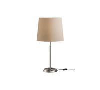 Holtkötter 6263 Nickel mat Tischleuchte, grand abat-jour couleur sable