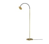 Holtkötter Flex S 9920-1 Stehleuchte, laiton anodisé, tube flexible noir
