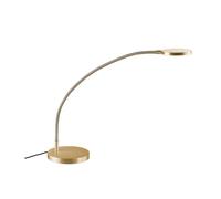 Holtkötter Flex T 9921-1 Tischleuchte, laiton anodisé, tube flexible sable