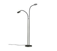Holtkötter Flex Twin 9924 Stehleuchte, platine, tube flexible noir