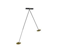 Holtkötter Janus H 2183-2 Deckenleuchte, noir / laiton anodisé