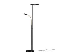 Holtkötter Nova Flex 9908-2 Deckenfluter, métal noir, tube flexible sable