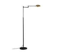 Holtkötter Plano B 9656-1 Stehleuchte, noir / laiton anodisé