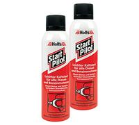 Holts 2X Aide au démarrage à froid Start Pilot Aide au démarrage Spray de démarrage à froid Aérosol Moteur diesel Moteur essence Accessoires moteur Spray moteur Protection anticorrosion Préserve le