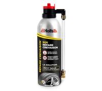Holts Répare-Crevaison Aérosol 300 ml - Spray Réparateur Pneus pour Moto, Scooter, Citadine | Réparation Express Sans Outils ni Démontage | Compatible TPMS - Utilisation Facile - 300ml