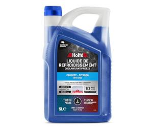 Holts HAFR0002B Liquide de Refroidissement antigel pour Peugeot Citroën avec Bec verseur 10 Ans 480,000km Longue durée de Vie jusqu'à -35 °C, avec Bec, Bleu, 5 litres