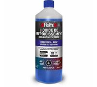 Holts HAFR0007B Liquide de Refroidissement antigel pour Voiture Mercedes et BMW, durée de Vie de 10 Ans, 480,000km Protection jusqu'à -37 °C, Bec verseur Inclus, Bleu, 1 Litre