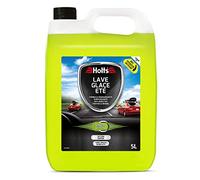 Holts Lave-Glace Été avec Bec - Formule Dégraissante, Anti-Traces - Nettoie Insectes, Fientes et Salissures - Prêt à l’Emploi, Bidon 5L, Citron