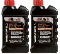 Holts Soudure Bloc Moteur Wondarweld- Répare Joints de Culasse, Fissures & Fuites | Action Rapide et Durable | Formule Anti-Corrosion | Tous Types de Radiateurs - 250ml (Lot de 2)