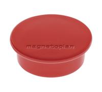 HOLTZ Magnetoplan Disques magnétiques Discofix Color, 10 pièces, force d’adhérence env. 2,2 kg, rouge Quantité:10
