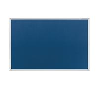 magnetoplan Tableau textile bleu 900 x 600 mm