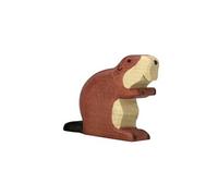 Figurine en bois Animaux de la Forêt Castor 8cm Holztiger®