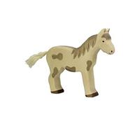 HOLZTIGER - 80037 - FIGURINE - CHEVAL, DEBOUT, TACHETÉ