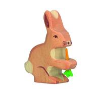 Bois animaux de la forêt: lièvre Carotte