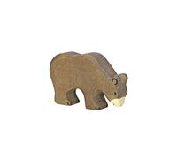 Holztiger Figurine Ours brun mangeant