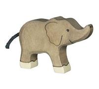 Holztiger Figurine animal Éléphant petit trompe haute 2040858 – Gollnest & Kiesel