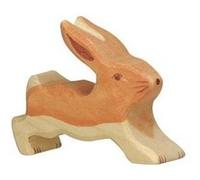 Holztiger – Figurine Petit Lapin Marchant G