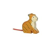 Holtztiger - figurine holtztiger petit tigre assis