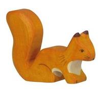 Holztiger – Figurine Écureuil 80107 – Debout, roux – Gollnest & Kiesel
