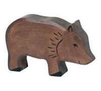 Sanglier en bois 12cm Figurine Animaux de la forêt Holztiger®