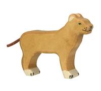 Figurine en bois Lionne HOLZTIGER Marron clair G