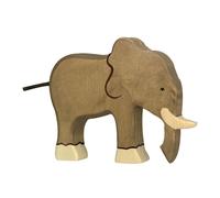 Figurine en bois papa Eléphant HOLZTIGER Gris G