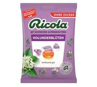 Holunderblüten - Bonbons suisses aux Fleurs de sureau, confiserie traditionnelle au goût frais et agréable, recette originale suisse, paquet familial - Compatible avec Ricola - 75g